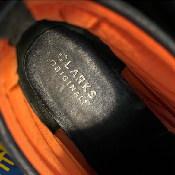 Clarks Wallabee Olive Green Quilted Boots - size 11 - Picture 5 of 5